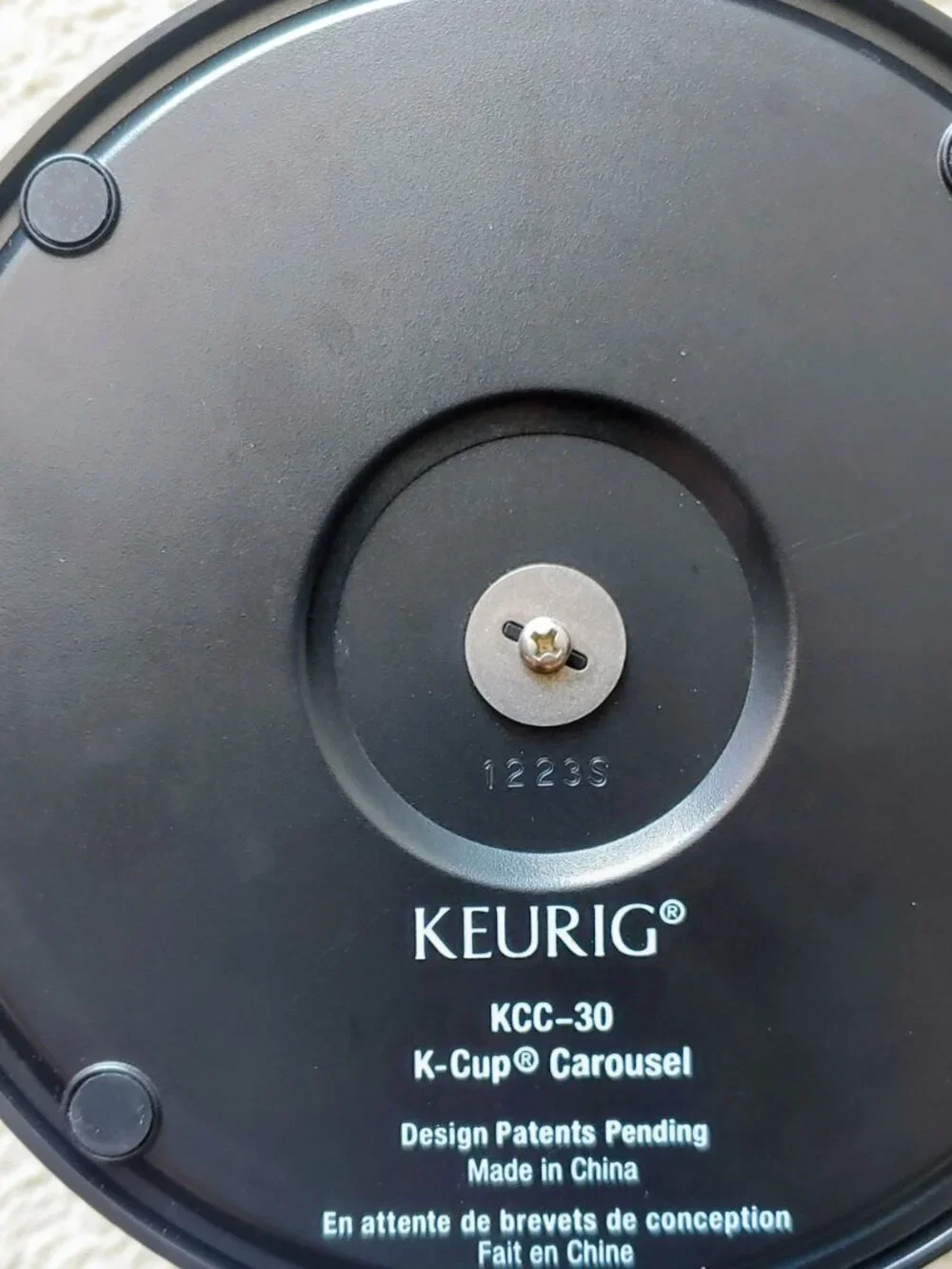 Keurig 30-Pod Coffee Carousel – Chrome / Black K-Cup Organizer